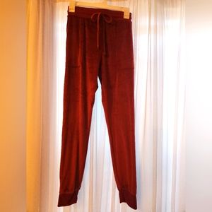 Stars Above Drawstring-Waist Velvet Jogger Pants